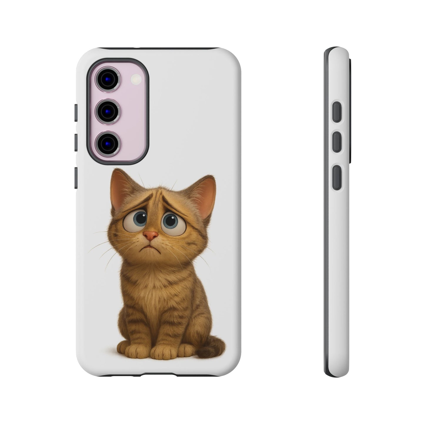Cute Cat Phone Case, Funny Kitty Case, Animal Lover Gift, Cat Lover Accessory, Unique Cat Design Case, Pet Mom Gift