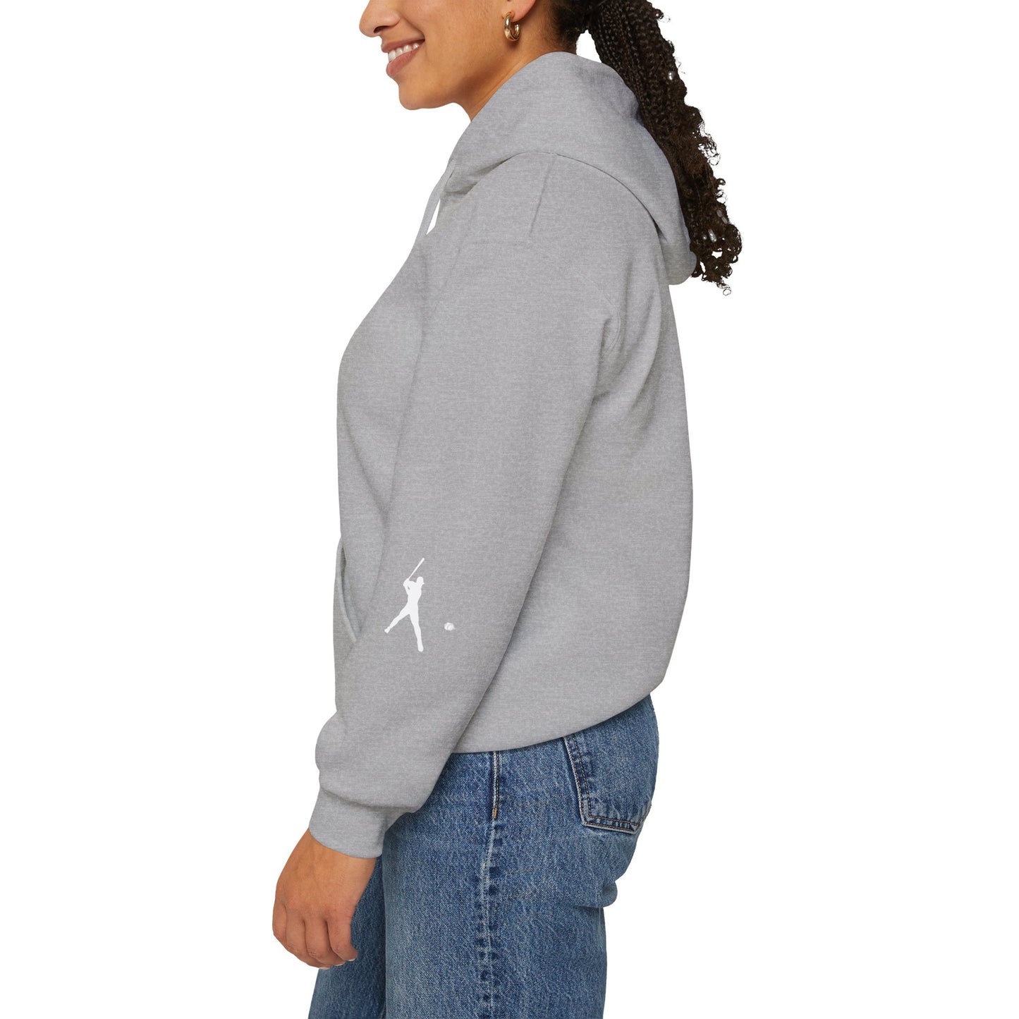 Sporty Unisex Baseball Hooded Sweatshirt, Casual Hoodie for Athletes, Perfect for Gifts, Comfy Streetwear, Ideal for Sports Events, Personal Use