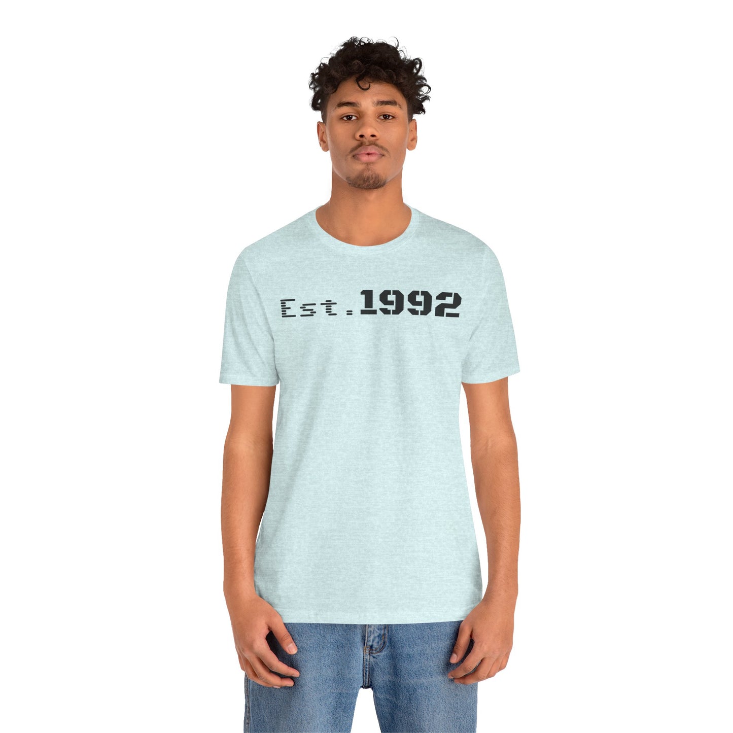 Est. 1992 Unisex Jersey Tee - Retro Birthday Gift, Casual Wear, Cool Vintage T-Shirt, Gift for Him, Gift for Her