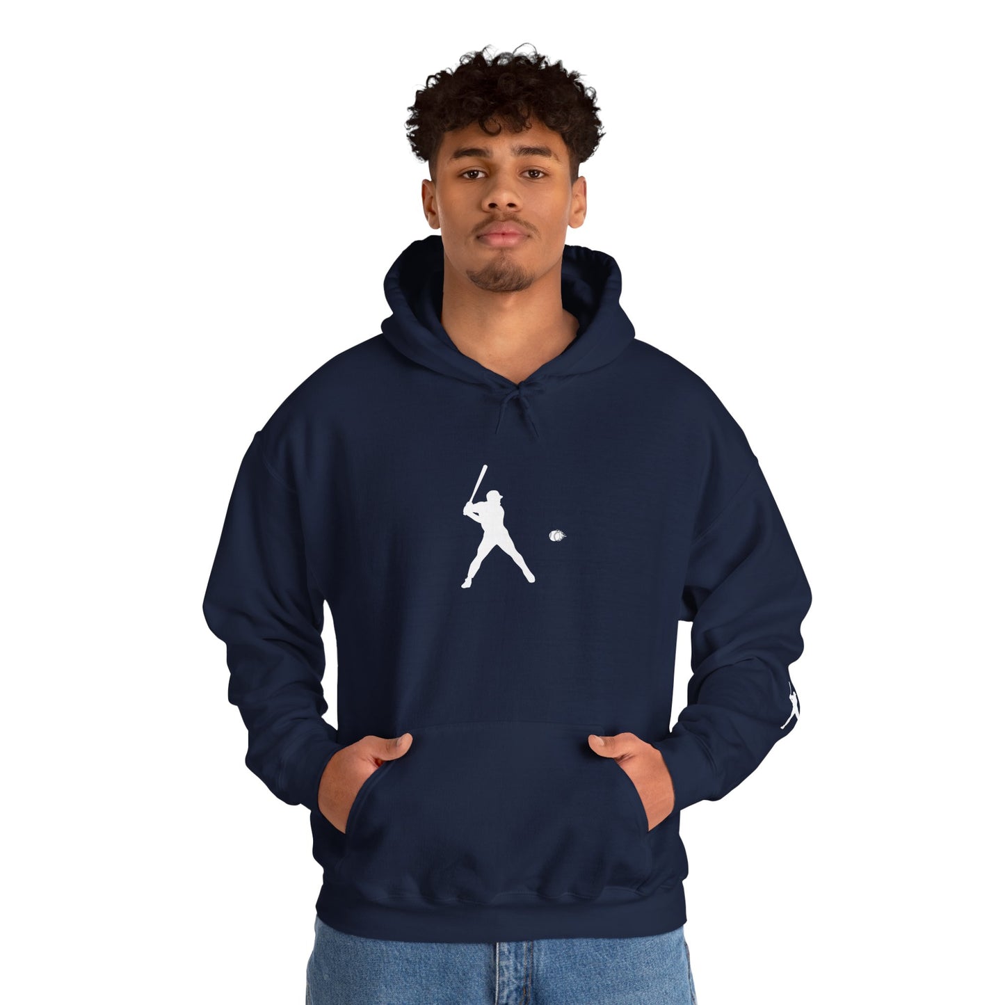 Sporty Unisex Baseball Hooded Sweatshirt, Casual Hoodie for Athletes, Perfect for Gifts, Comfy Streetwear, Ideal for Sports Events, Personal Use