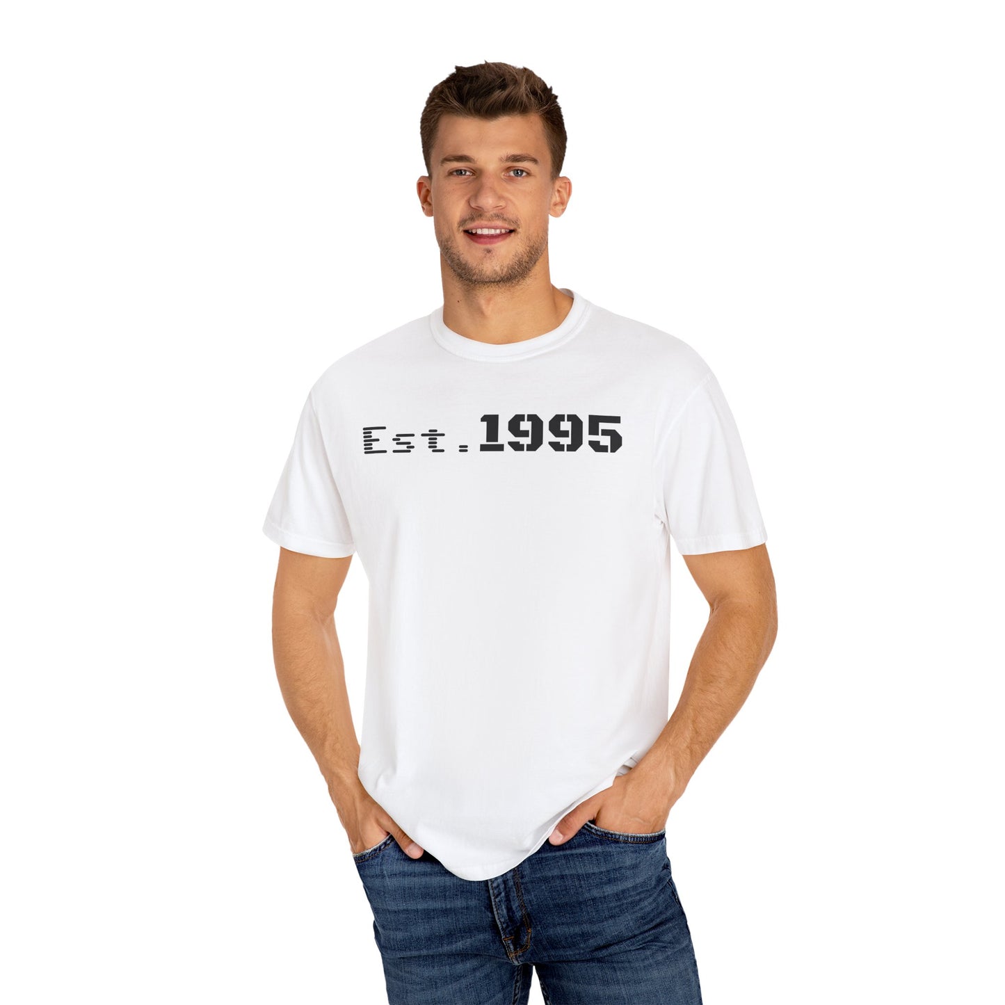 Vintage Est. 1995 T-Shirt, Retro Unisex Tee, Perfect Gift for Birthdays, Casual Wear, Nostalgic Apparel