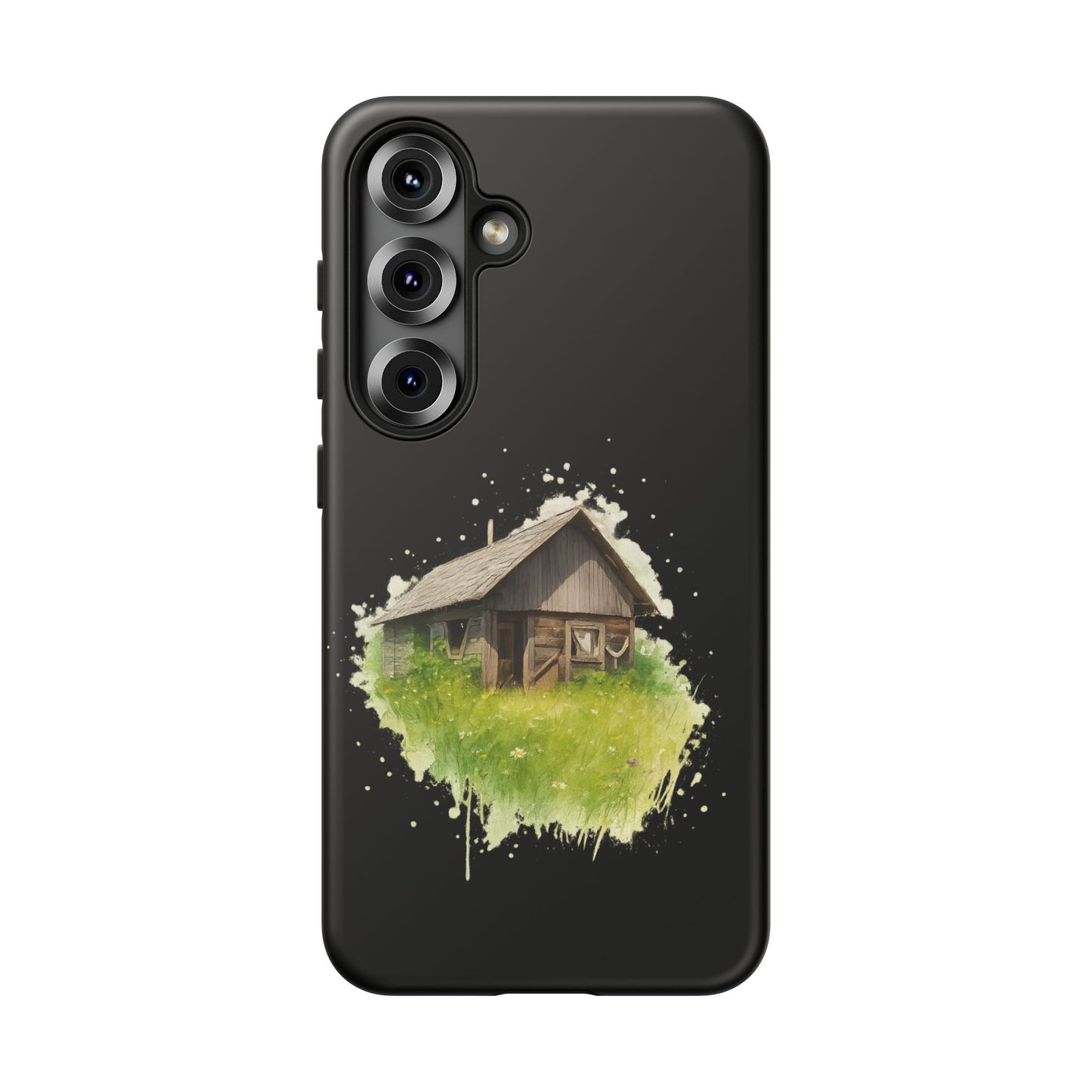 Rustic Farmhouse Phone Case, Cute Cottage Design, Tough Cases for Nature Lovers, Eco-Friendly Gift, Customizable Tech Accessories