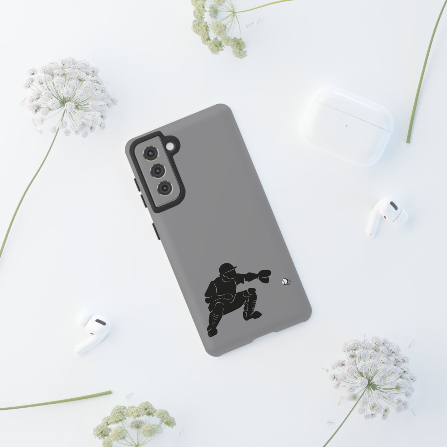 Baseball Catcher Phone Case - Tough Cases, Sports Phone Cover, Great for Athletes, Perfect Gift for Baseball Lovers, Unique Cell Phone Design
