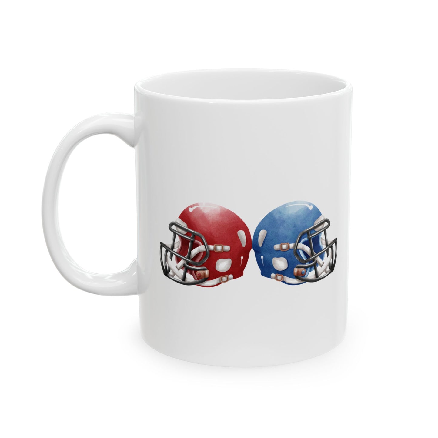 Football Fan Ceramic Mug | 11oz, 15oz | Perfect for Game Day, Sports Enthusiasts, Gifts, Tailgating, Team Celebration