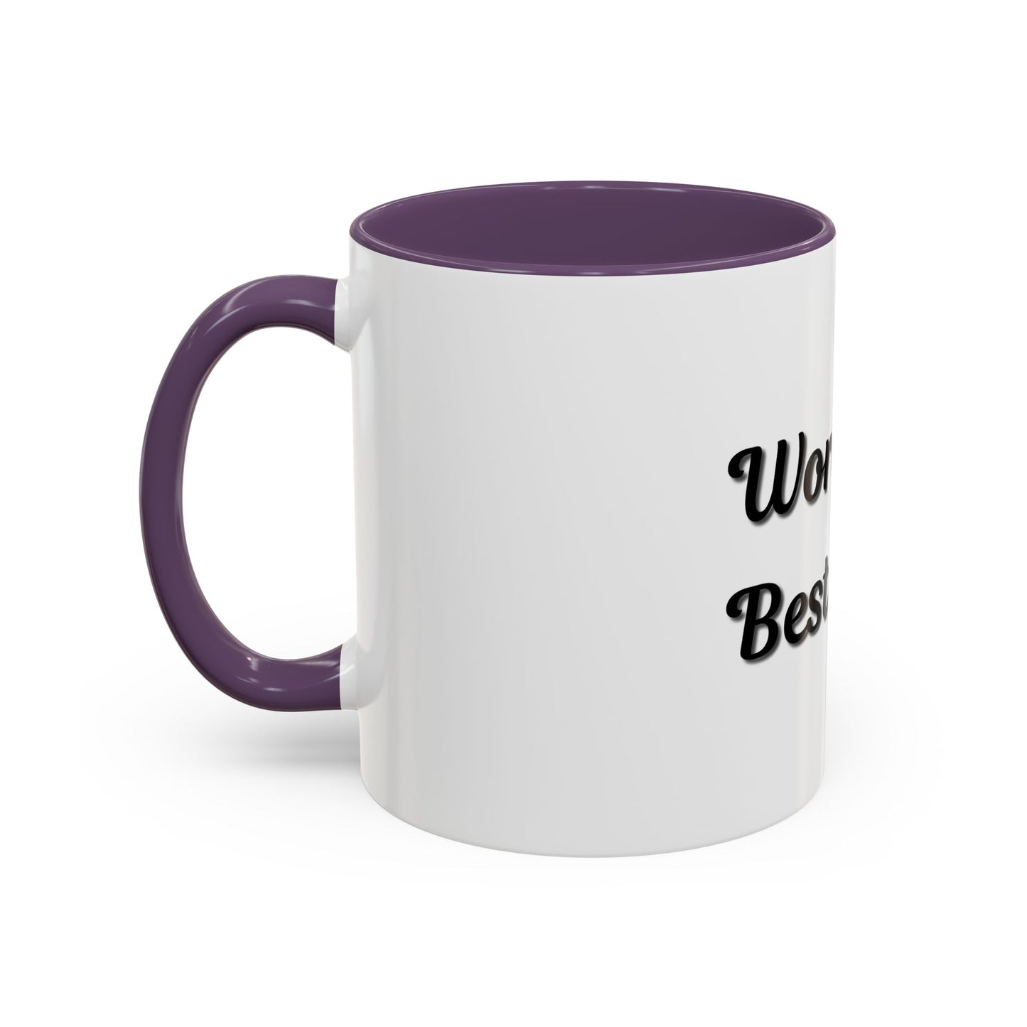World's Best Mom Accent Coffee Mug - 11oz & 15oz - Perfect Gift for Mother's Day
