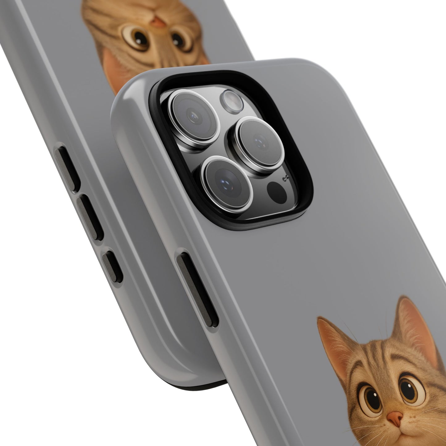 Cute Cat Phone Case, Kawaii Pet Accessory, Gift for Cat Lovers, Animal Phone Cover for Kids, Unique Kitty Design, Birthdays, Holidays
