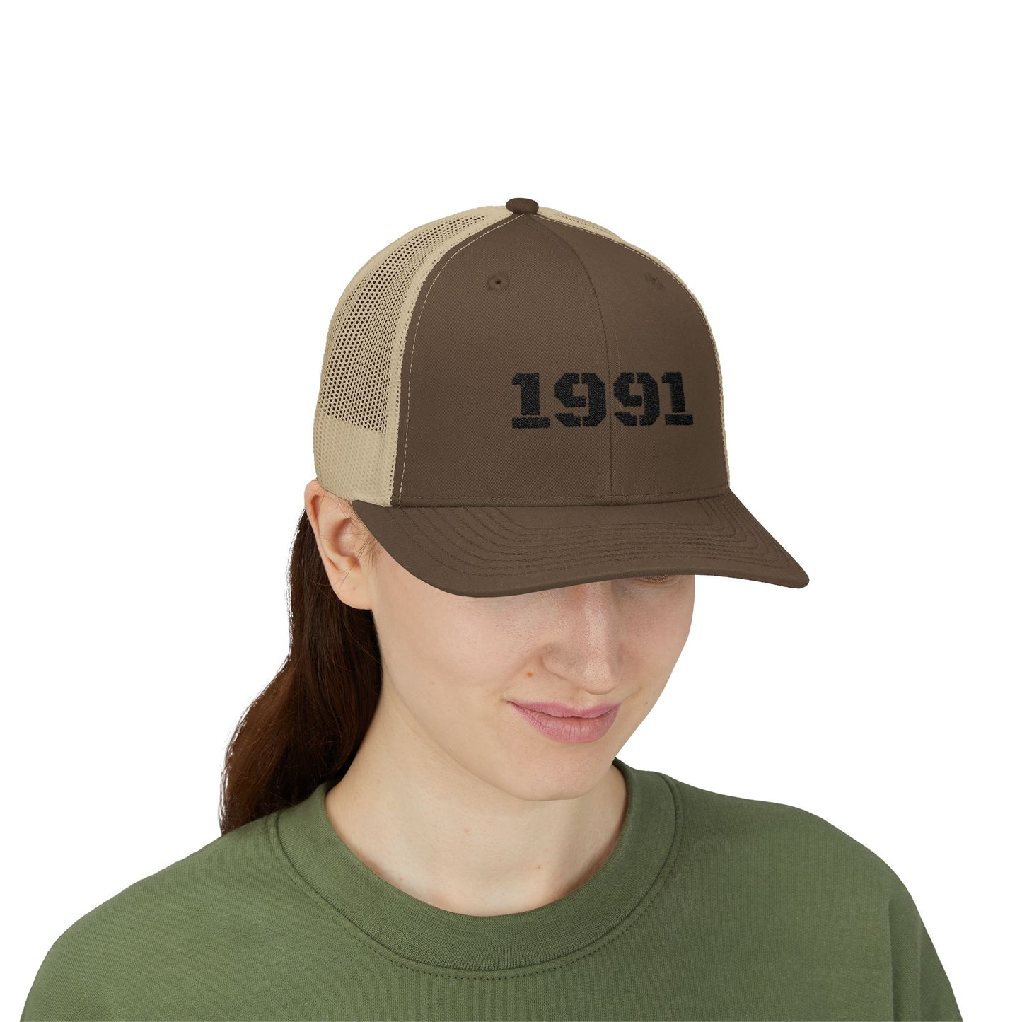 Vintage 1991 Snapback Trucker Cap, Retro Hat, Birthday Gift, Fashion Accessory, Casual Wear, Unisex Cap
