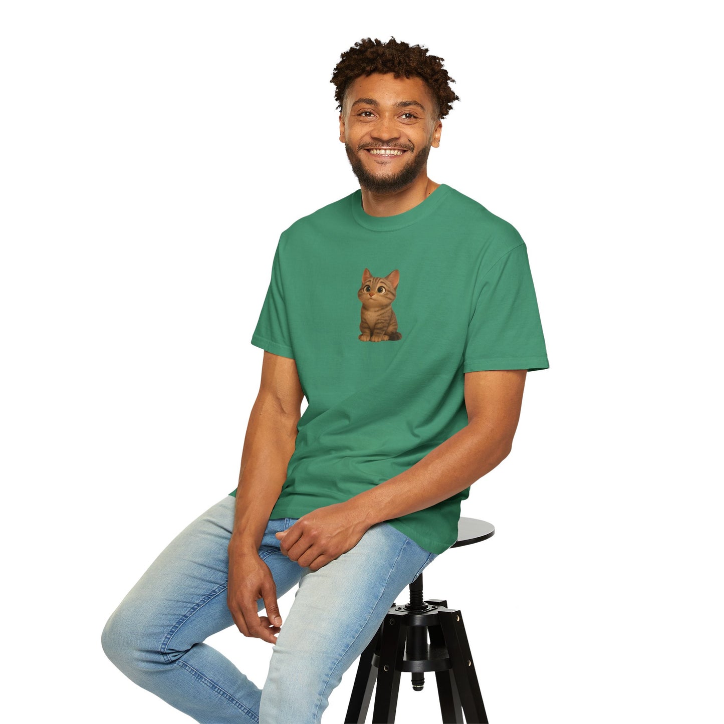 Cute Cat Graphic T-Shirt, Casual Wear, Cat Lover Gift, Everyday Tee, Animal Lover Apparel, Perfect for Birthdays & Holidays