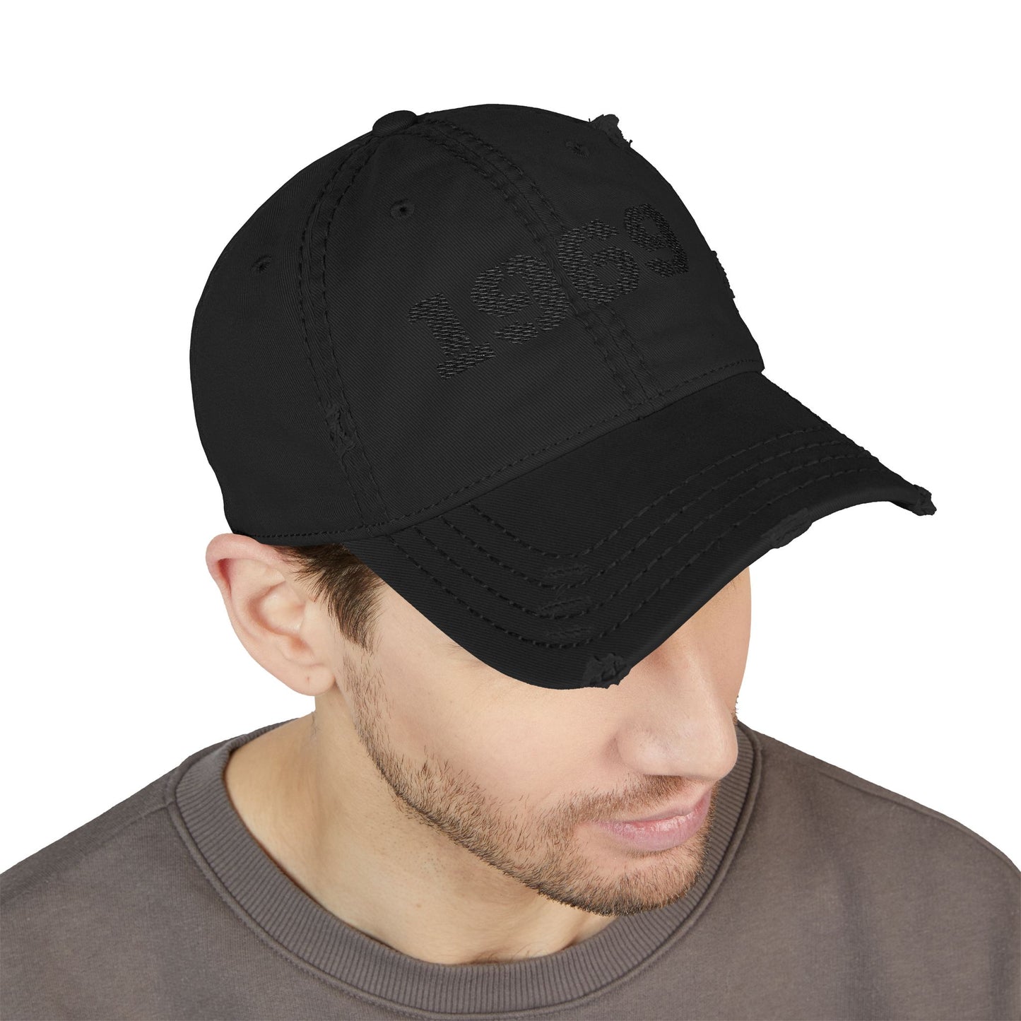 Vintage Distressed Dad Hat | 1969 Embroidered Cap for Casual Style, Birthday Gift, Father's Day, Everyday Wear