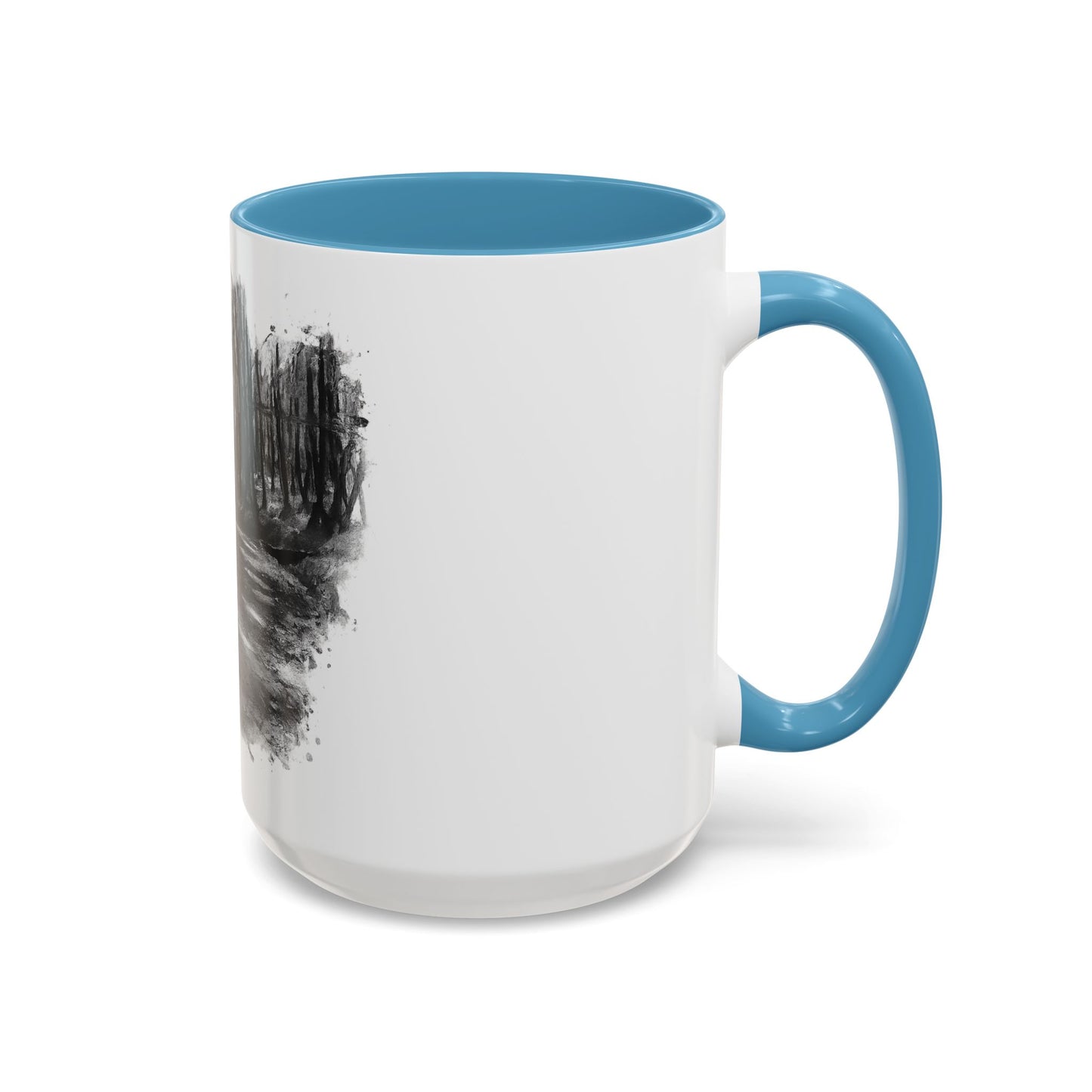 Moody Abstract Forest Coffee Mug | Unique Gift for Nature Lovers, Cozy Home Decor, Perfect for Coffee, Tea, and Hot Chocolate
