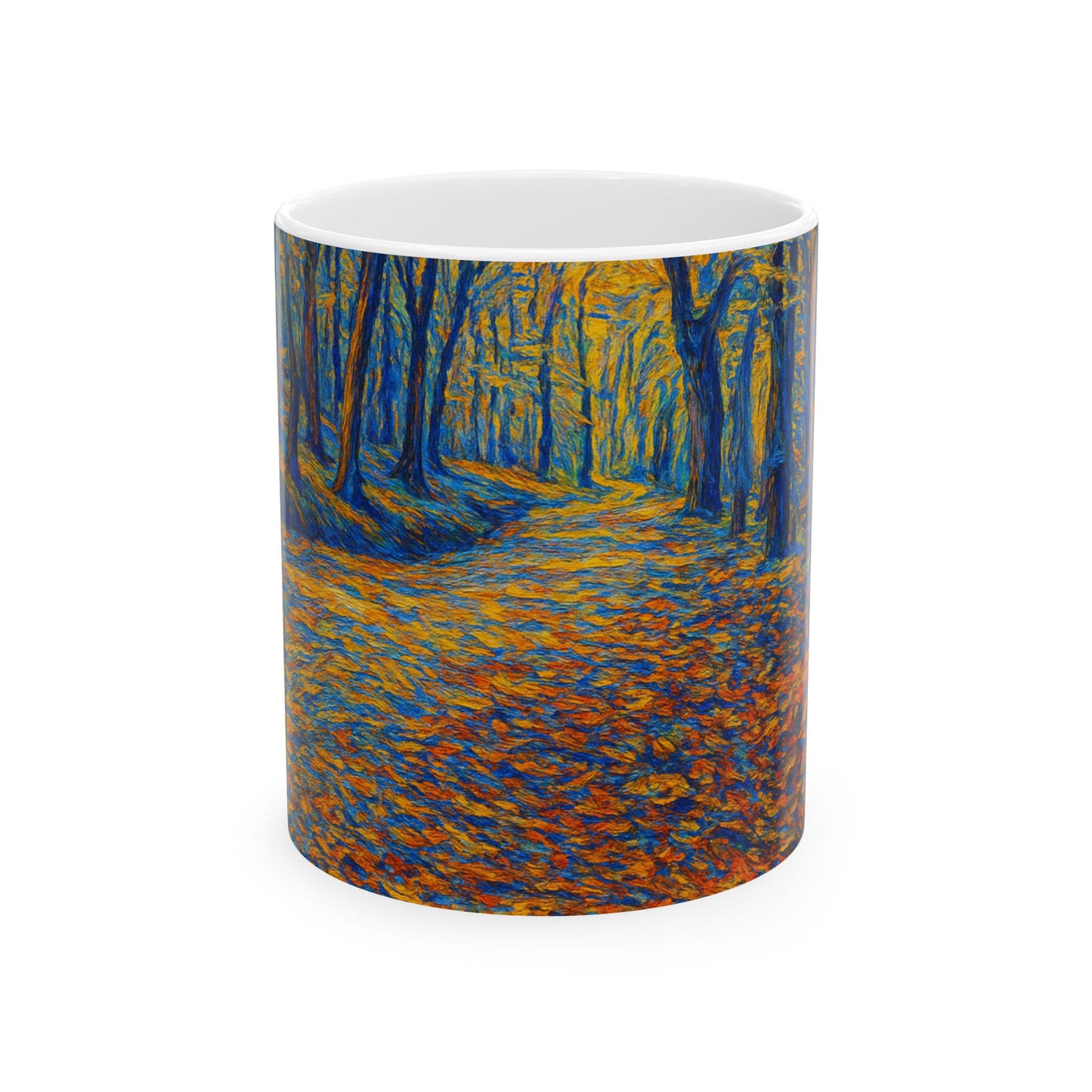 Colorful Abstract Pathway Ceramic Mug