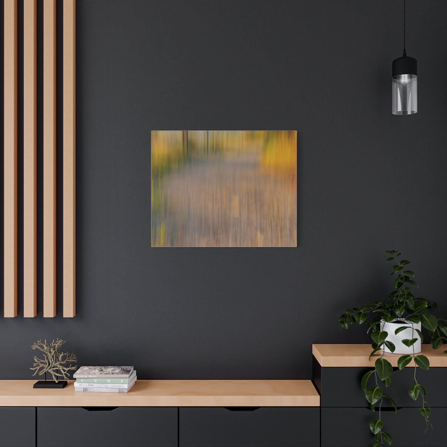 Abstract Landscape Canvas Art - 1.25" Stretched Wall Decor