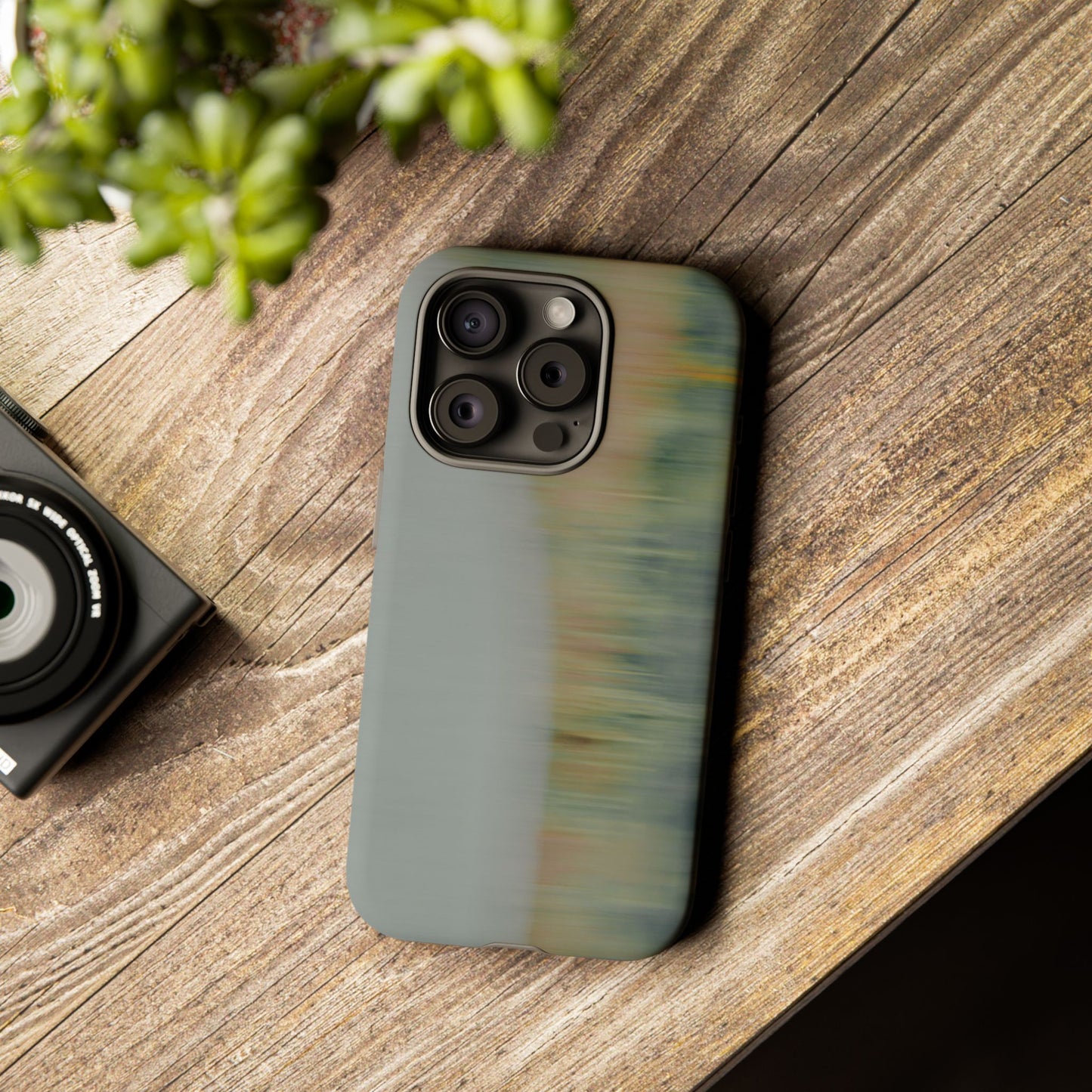 Tough Cases: Modern Abstract iPhone Case for Nature Lovers