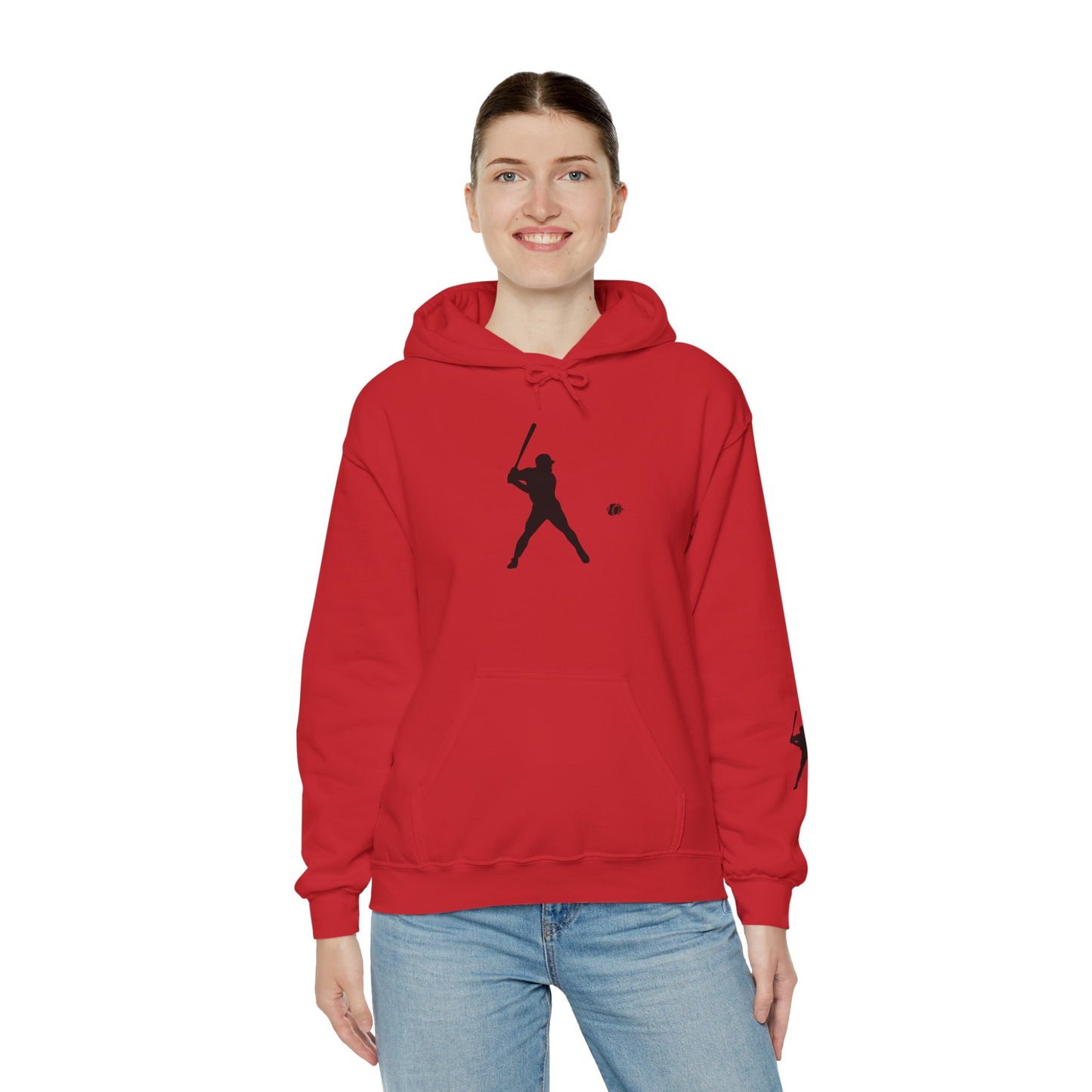 Baseball Themed Unisex Hoodie, Streetwear, Sports Fan Sweatshirt, Gift for Athletes, Casual Wear, Fall Fashion