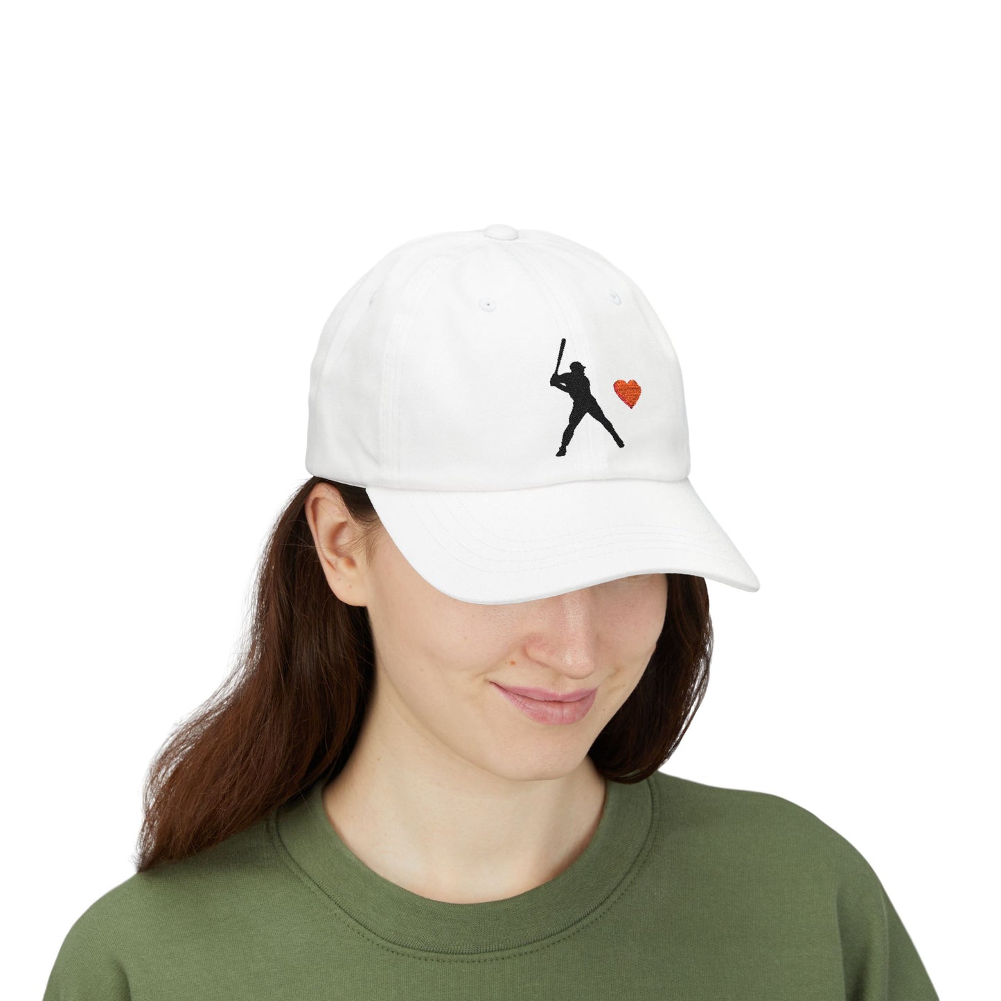 Baseball Love Dad Cap - Perfect Gift for Sports Dads, Father's Day, Casual Wear, Summer Style, Stylish Baseball Hat