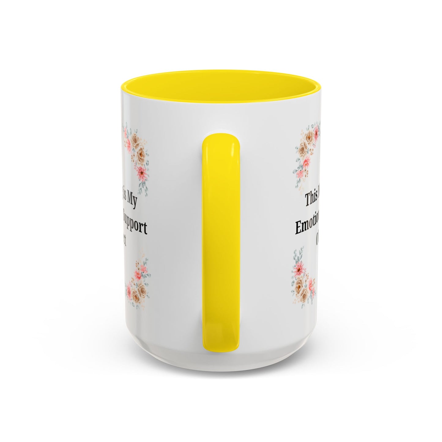Floral Emotional Support Coffee Mug - Perfect Gift for Self-Care