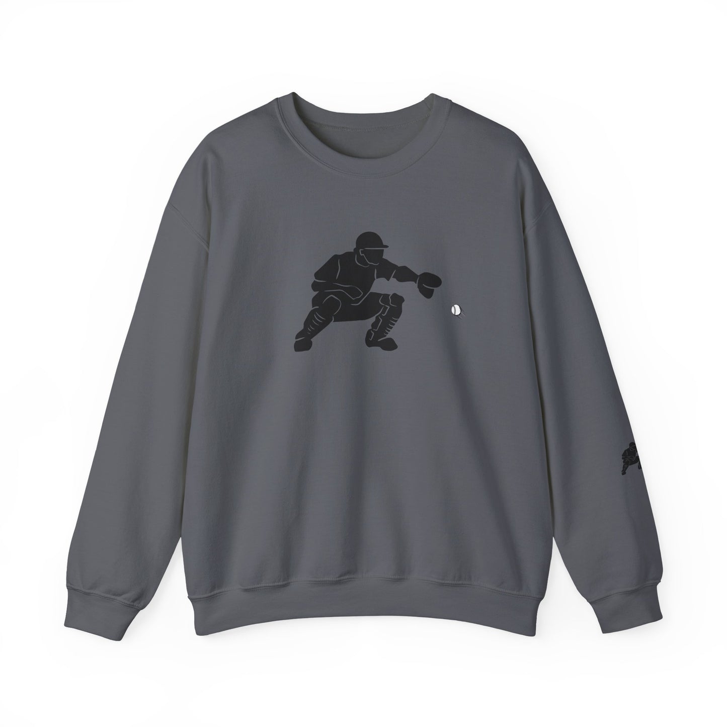 Baseball Catcher Crewneck Sweatshirt | Unisex Sports Apparel | Perfect for Game Days, Gifts, and Casual Wear | Baseball Lover's Gift