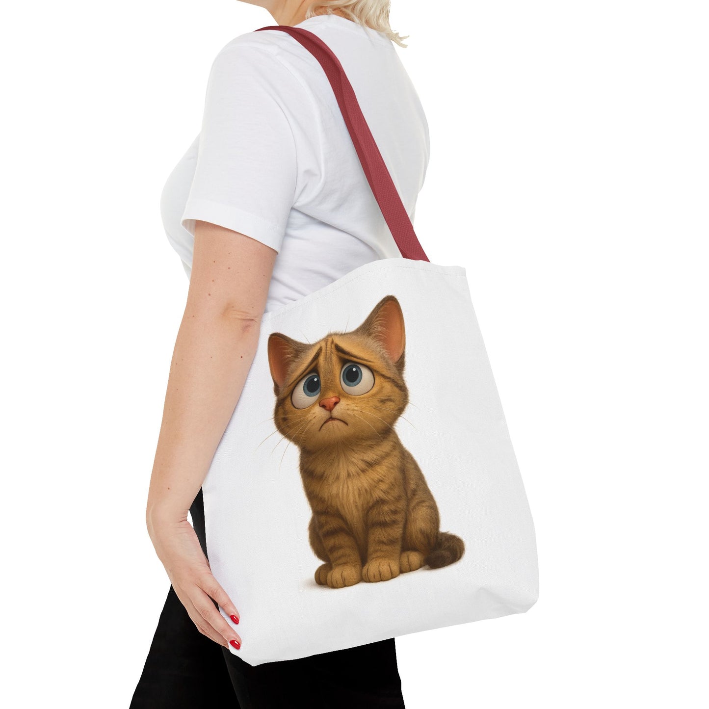 Cute Cat Tote Bag, Animal Lover Gift, Shopping Tote, Reusable Bag, Cute Merchandise, Eco-Friendly Gift