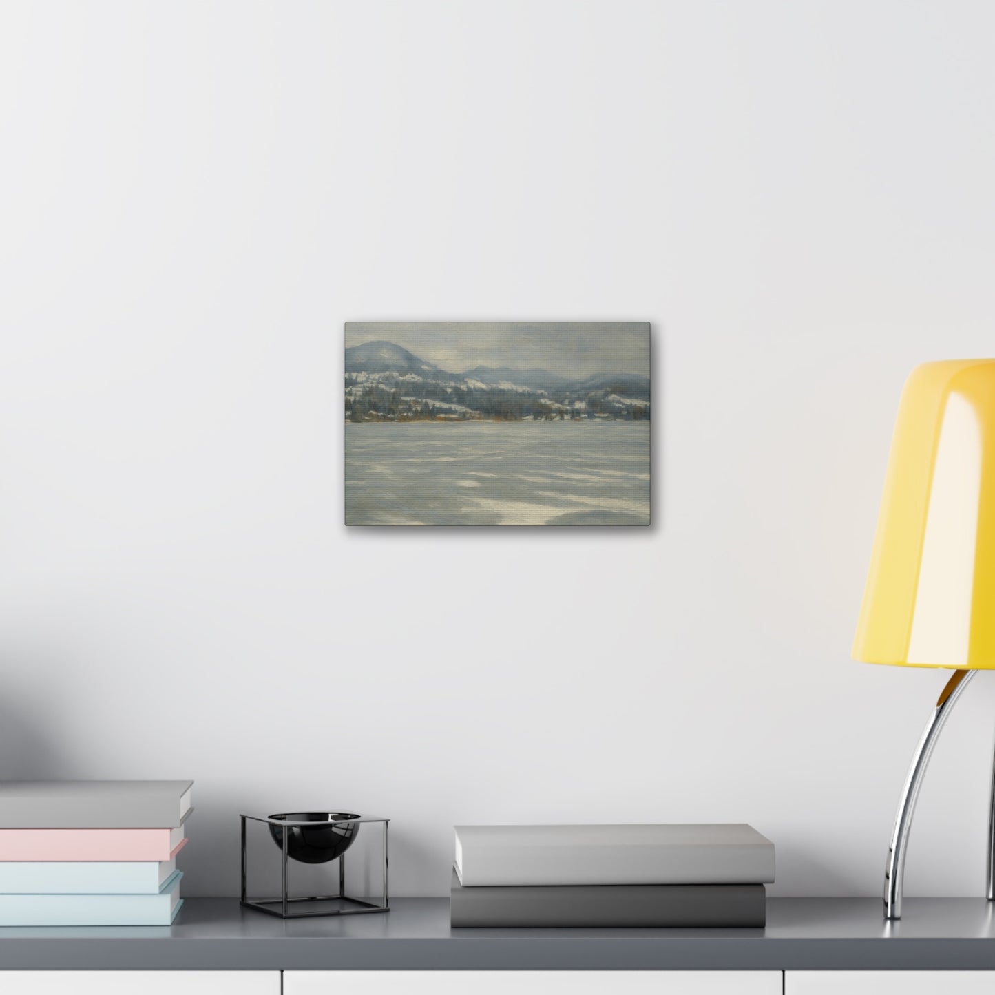 Serene Winter Landscape Canvas