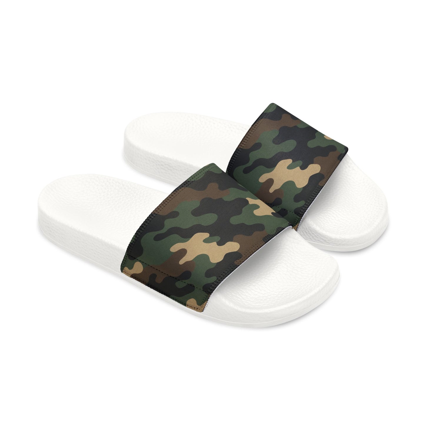 Camouflage Men's Slip-On Sandals | Casual Comfort Footwear for Summer, Beach Days, Outdoor Activities, Gifts for Him, Fashionable Slides