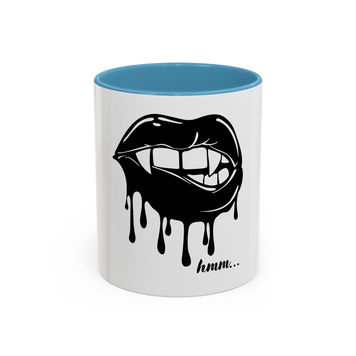 Vampire Lip Accent Coffee Mug - 11oz & 15oz - Unique Halloween Gift