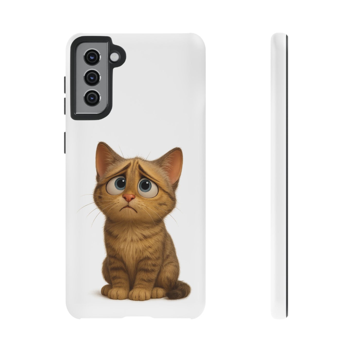 Cute Cat Phone Case, Funny Kitty Case, Animal Lover Gift, Cat Lover Accessory, Unique Cat Design Case, Pet Mom Gift