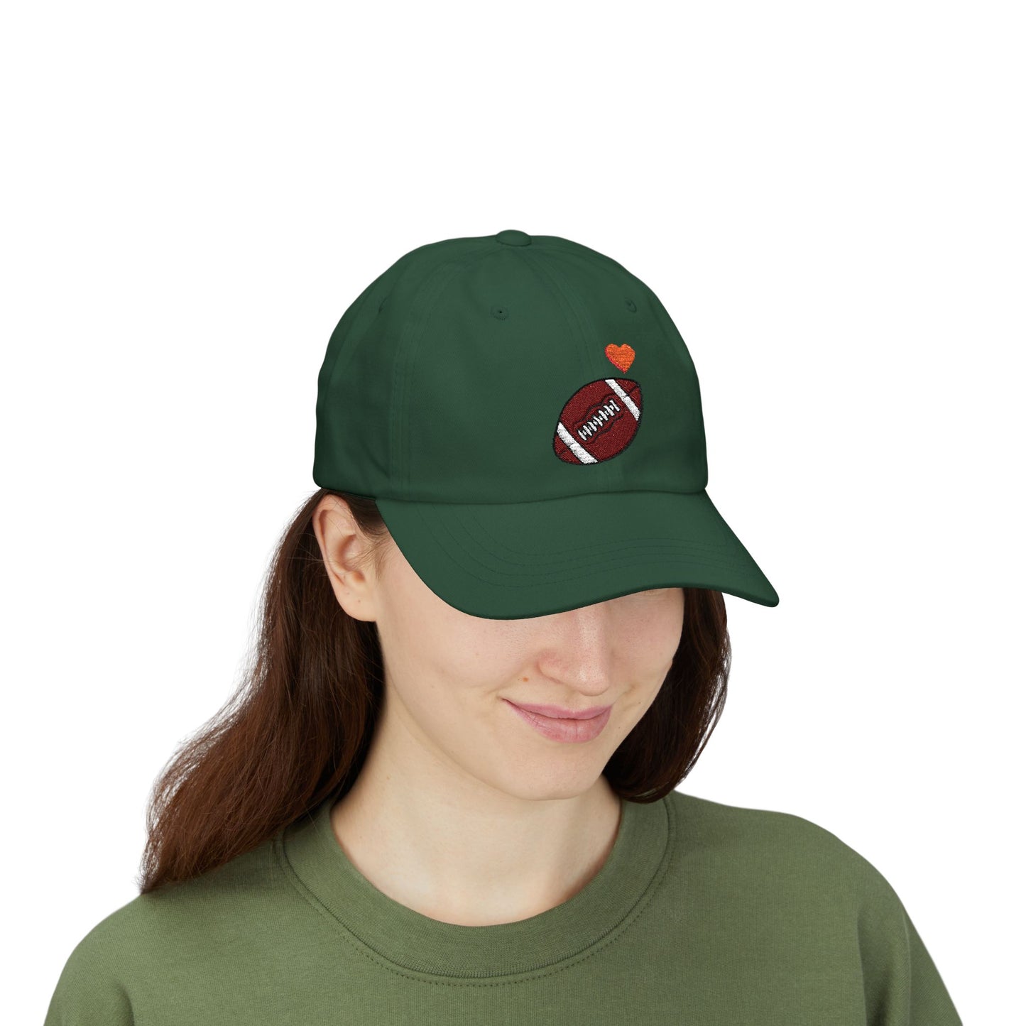 Cute Football Dad Cap, Father's Day Gift, Casual Style Hat, Sports Lover Accessory, Gift for Dad, Outdoor Activities