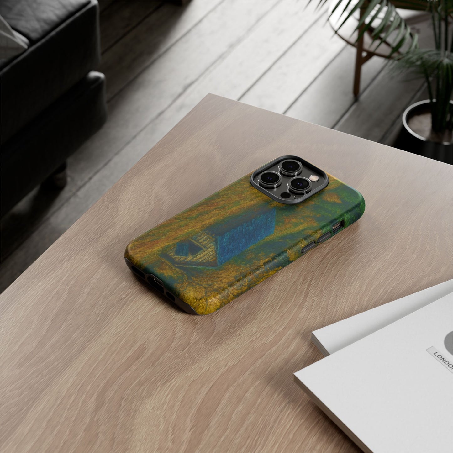 Artistic Phone Case by Tough Cases, Nature-Inspired Phone Protection, Unique Gift for Nature Lovers, Stylish Accessory, Fall Aesthetic