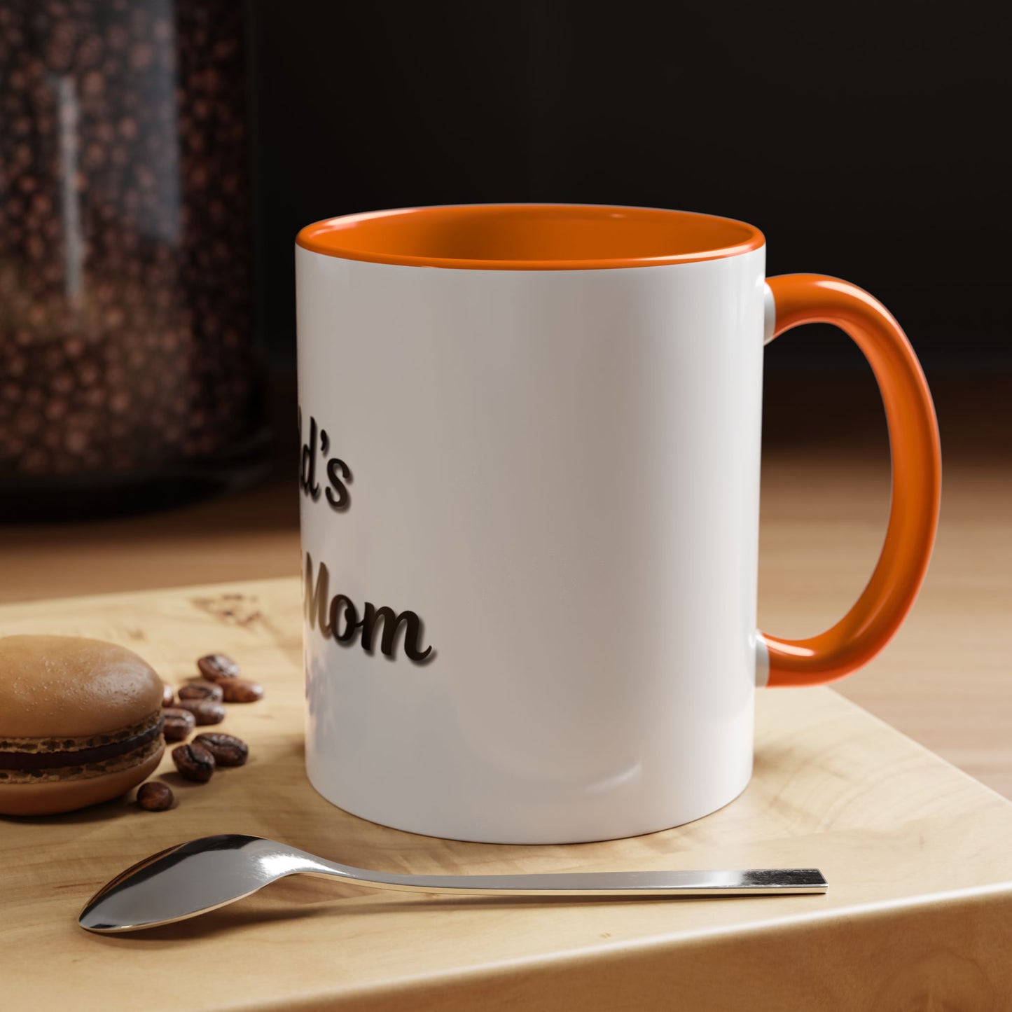 World's Best Mom Accent Coffee Mug - 11oz & 15oz - Perfect Gift for Mother's Day