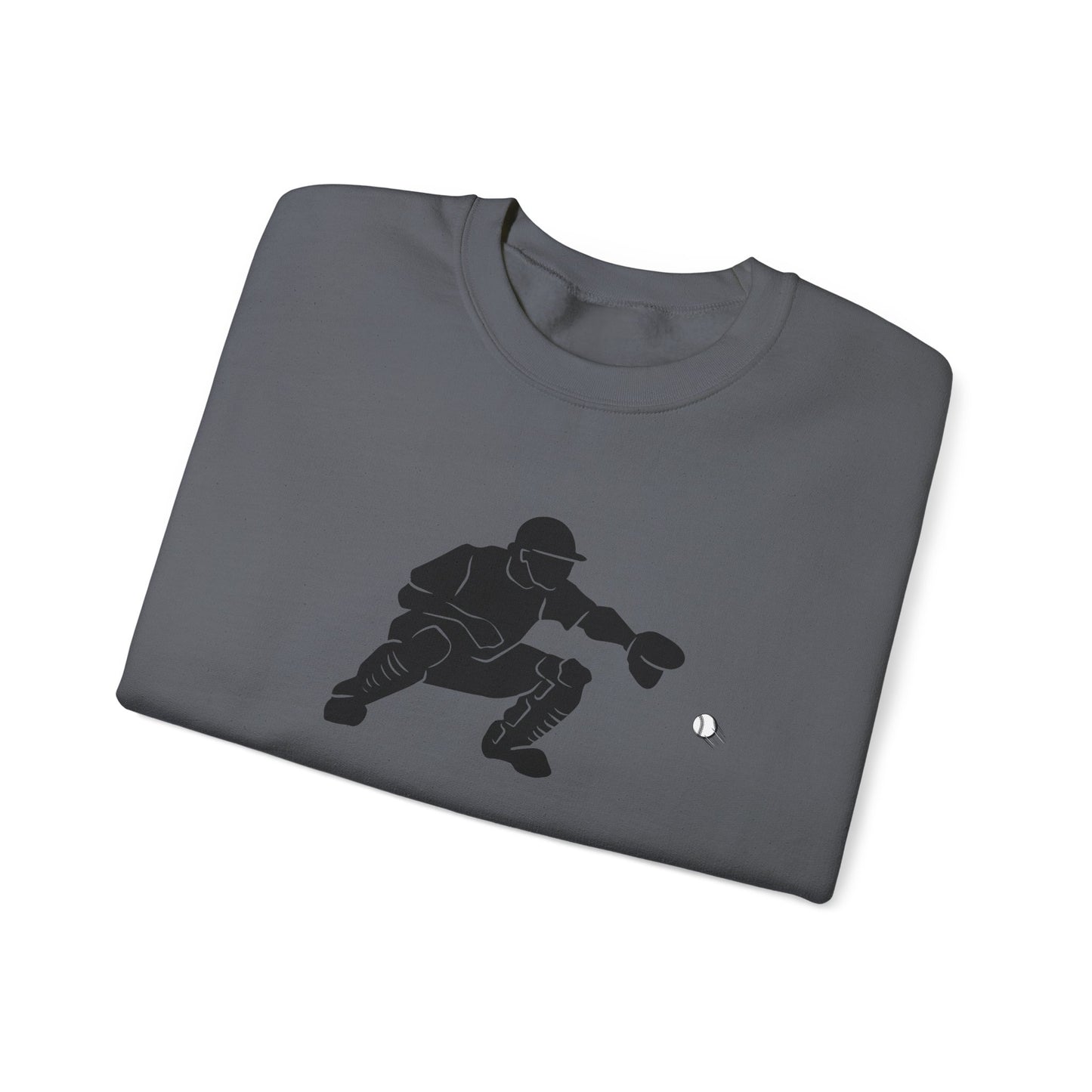 Baseball Catcher Crewneck Sweatshirt | Unisex Sports Apparel | Perfect for Game Days, Gifts, and Casual Wear | Baseball Lover's Gift