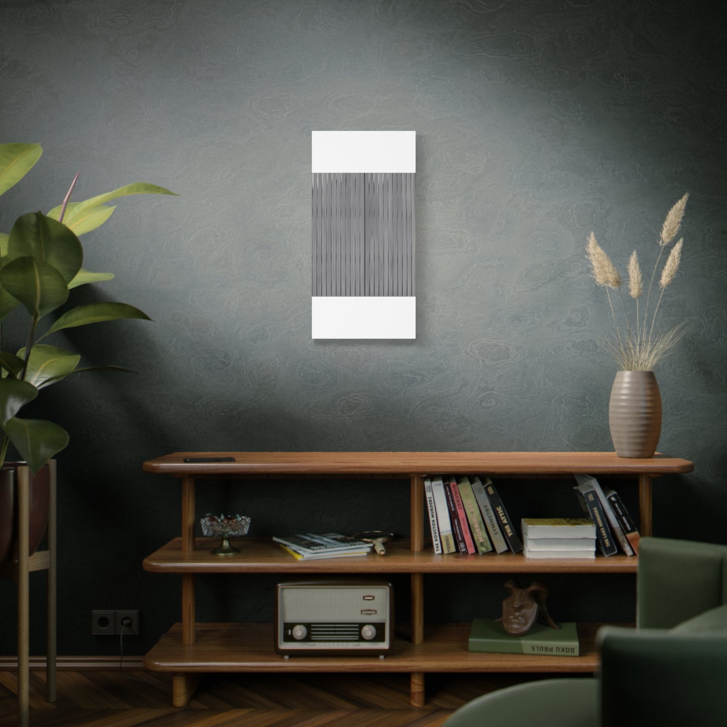 Modern Striped Canvas Art - 1.25" Stretched Wall Decor