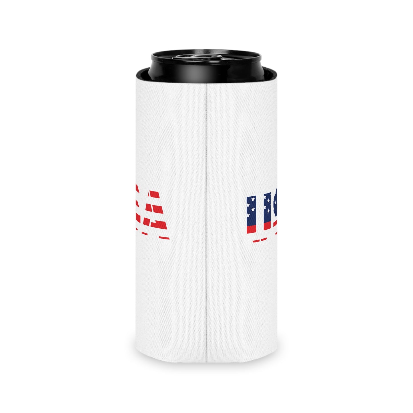 USA Flag Can Cooler - Perfect for BBQs, Independence Day, Tailgating, Memorial Day, Housewarming