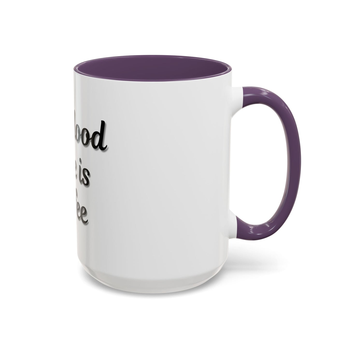 My Blood Type is Coffee Accent Mug - Perfect Gift for Coffee Lovers