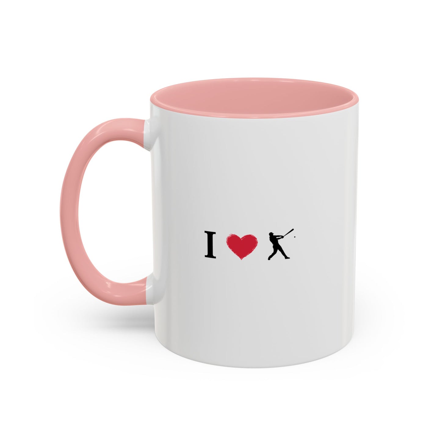 Baseball Love Accent Coffee Mug – Perfect Gift for Sports Fans, Home or Office Use, Great for Birthdays, Anniversaries, and Holidays