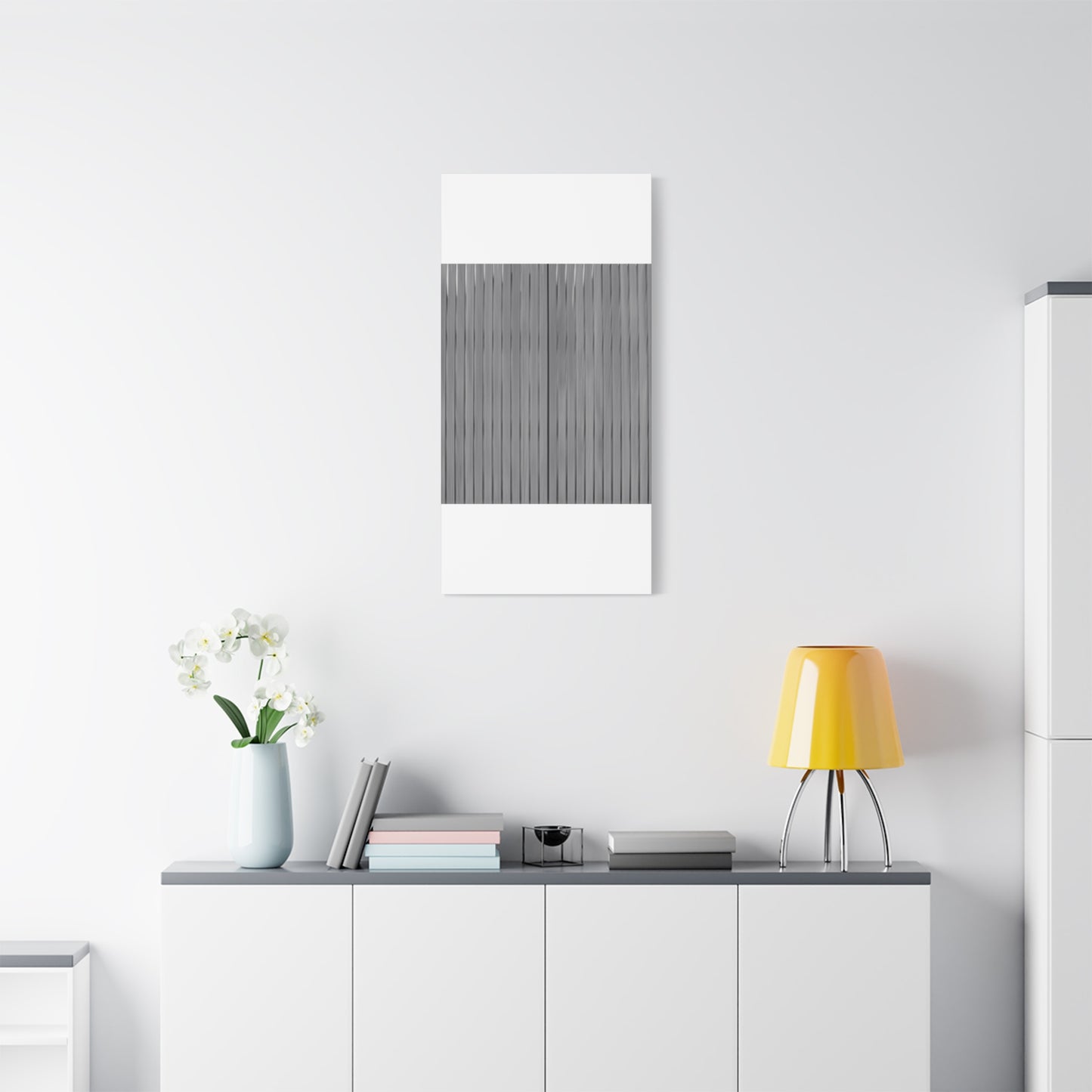 Modern Striped Canvas Art - 1.25" Stretched Wall Decor