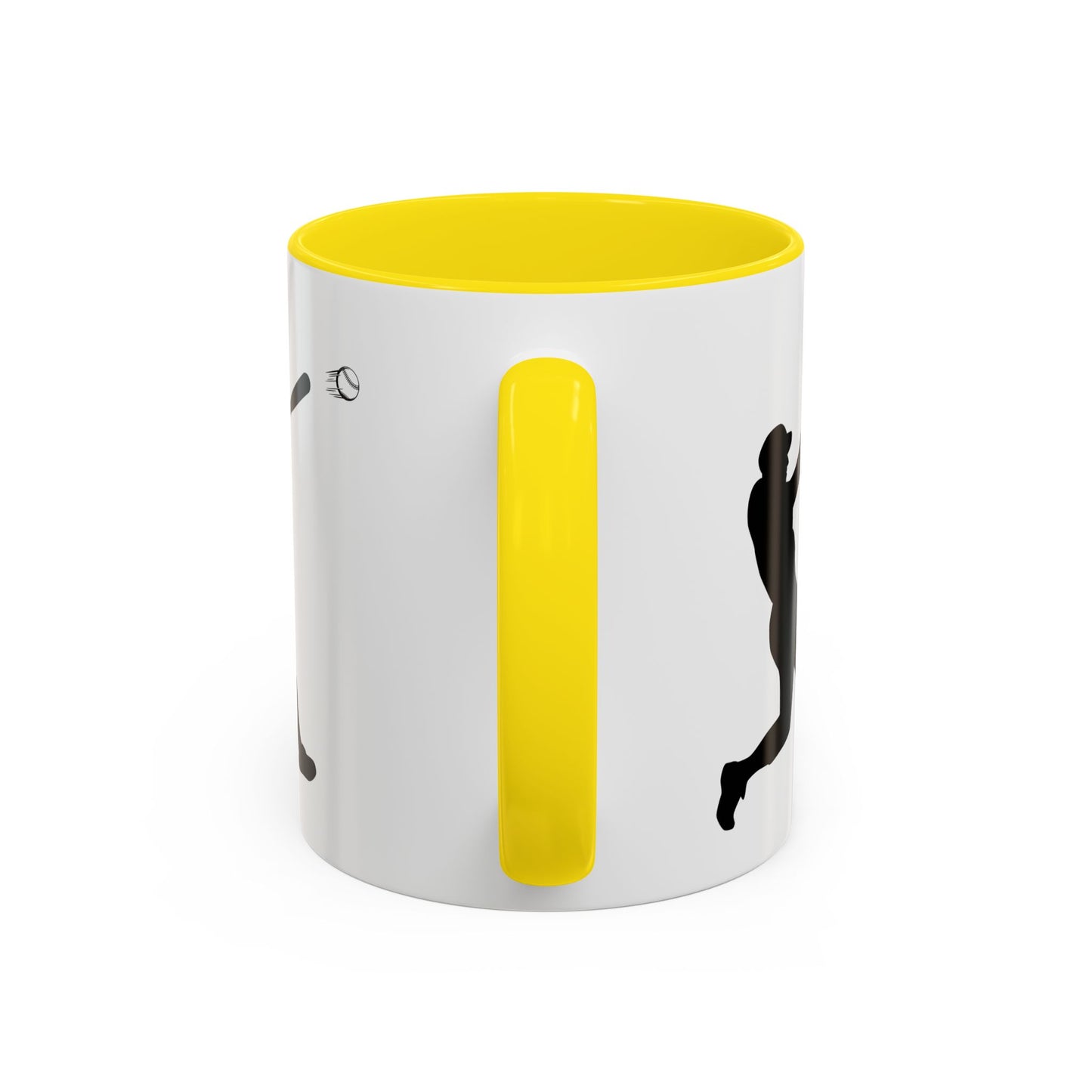 Baseball Player Accent Coffee Mug, Sports Gift, Baseball Lover Mug, Unique Coffee Cup, Personalized Sports Mug