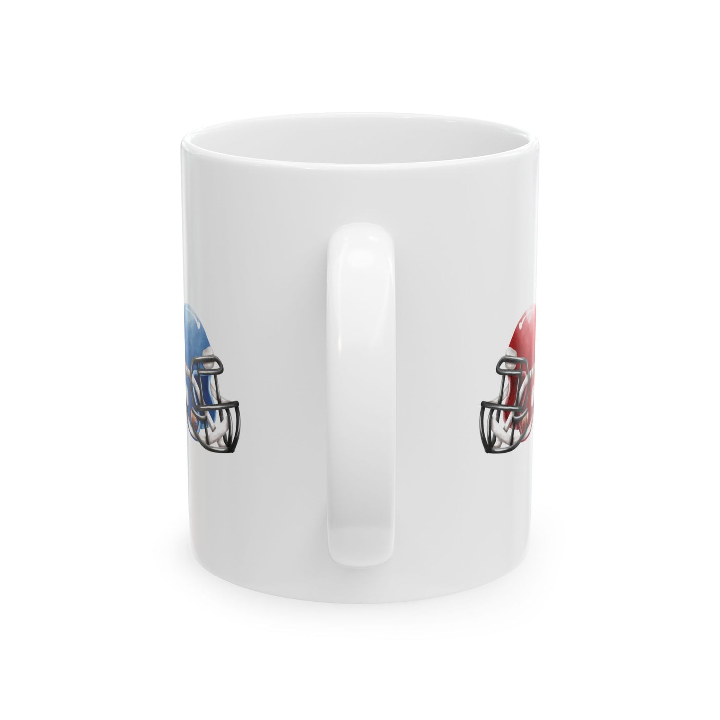 Football Fan Ceramic Mug | 11oz, 15oz | Perfect for Game Day, Sports Enthusiasts, Gifts, Tailgating, Team Celebration