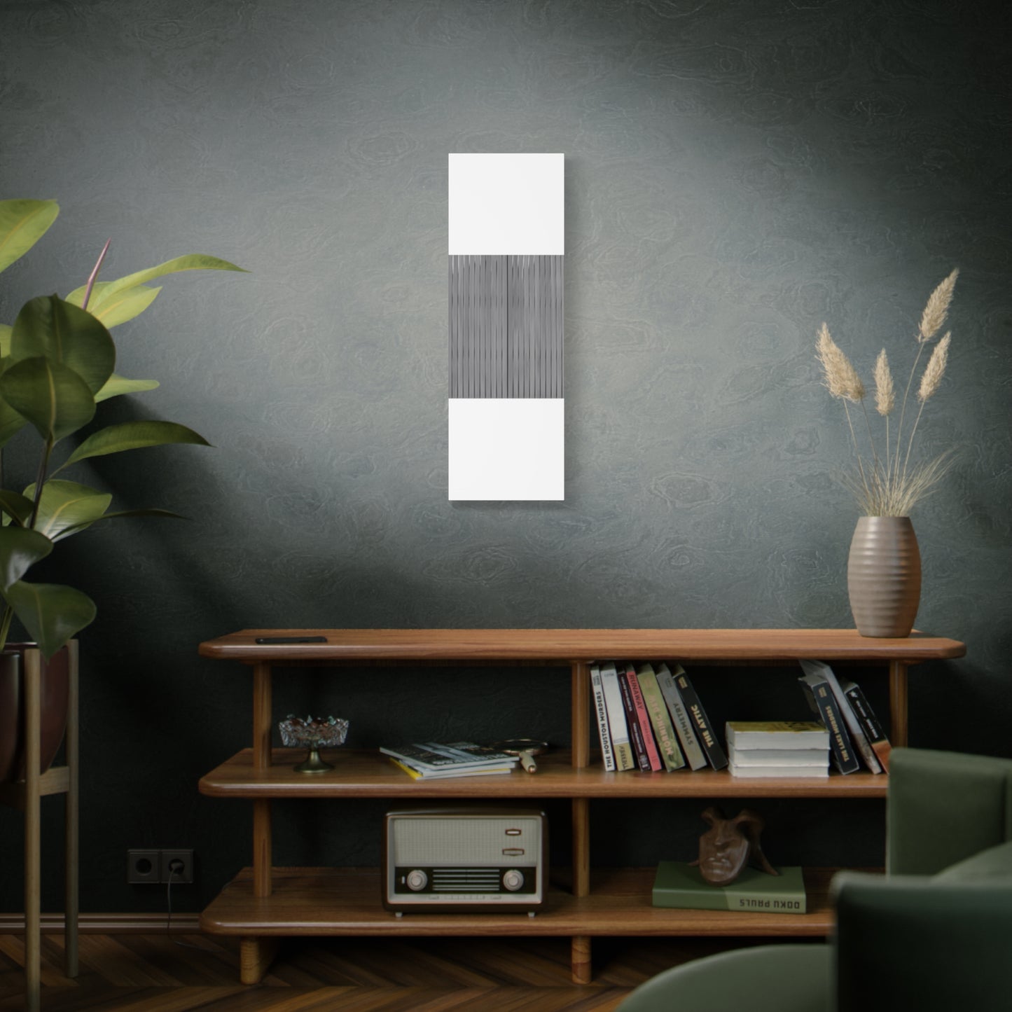 Modern Striped Canvas Art - 1.25" Stretched Wall Decor
