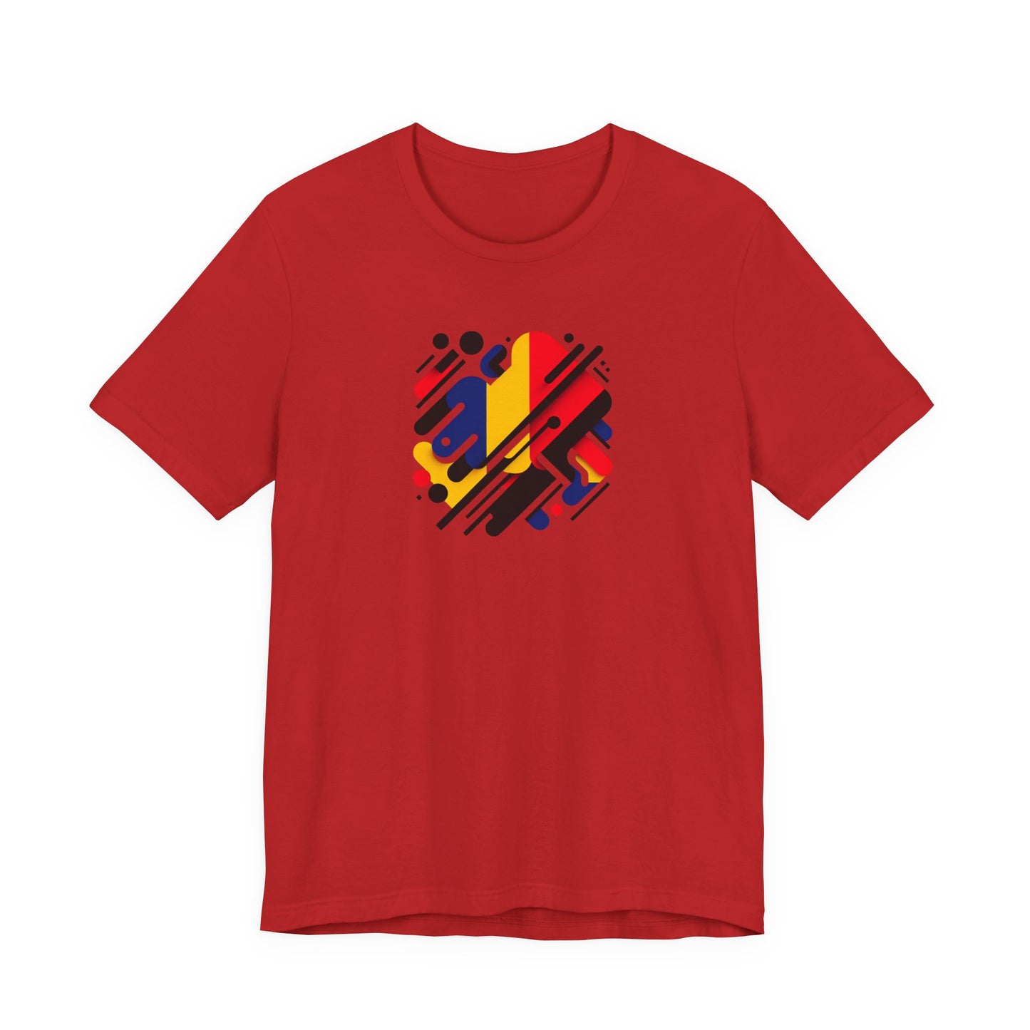 Artistic Heart Unisex Jersey Tee - Vibrant Graphic Tee, Casual Wear, Gift for Art Lovers, Birthday Surprise, Everyday Comfort