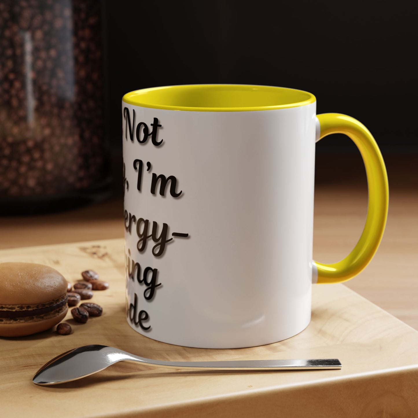 Humorous Coffee Mug - "I'm Not Lazy, I'm in Energy-Saving Mode"