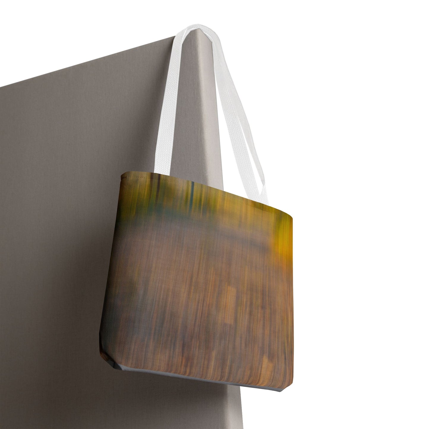 Abstract Art Tote Bag - Stylish and Eco-Friendly Diagonal Stripes for Everyday Use