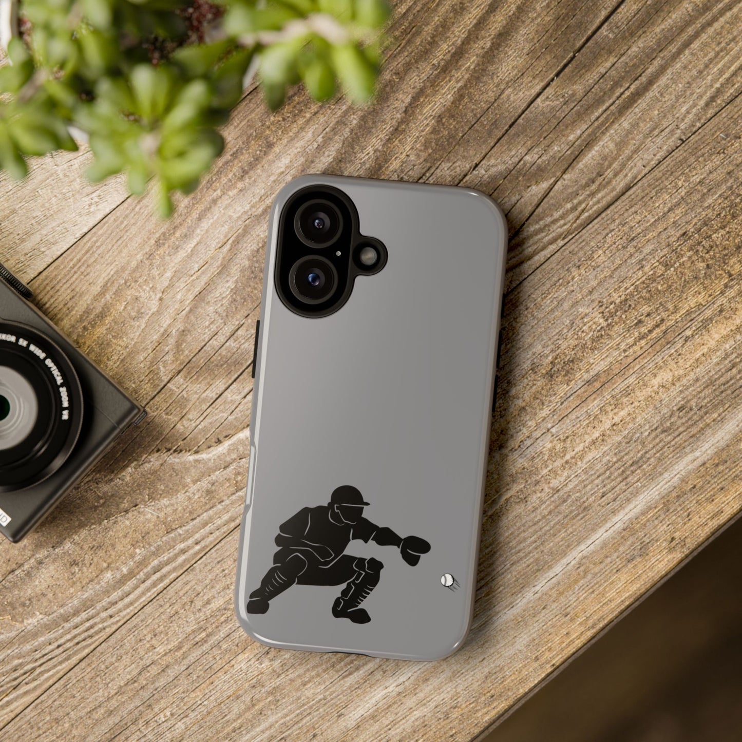 Baseball Catcher Phone Case - Tough Cases, Sports Phone Cover, Great for Athletes, Perfect Gift for Baseball Lovers, Unique Cell Phone Design