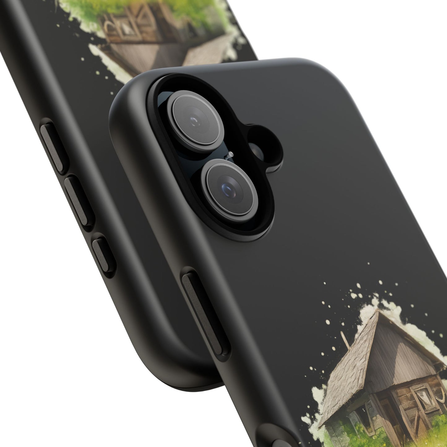 Rustic Farmhouse Phone Case, Cute Cottage Design, Tough Cases for Nature Lovers, Eco-Friendly Gift, Customizable Tech Accessories