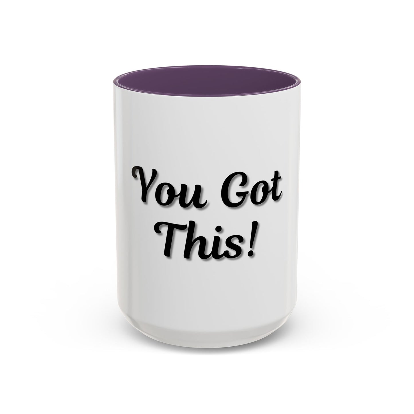 Inspirational Accent Coffee Mug - "You Got This!" - Perfect for Motivation & Gifts