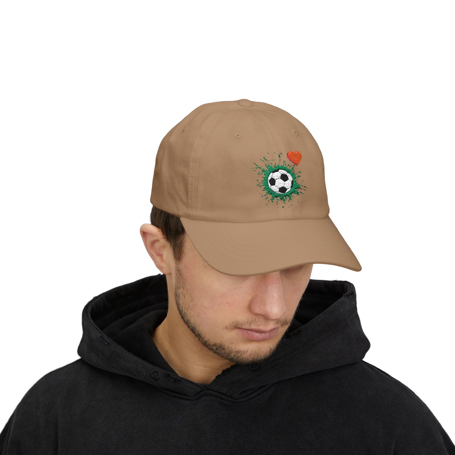 Soccer Love Dad Cap | Perfect Gift for Sports Lovers, Father's Day, Outdoor Events, Casual Wear, Adjustable Cap