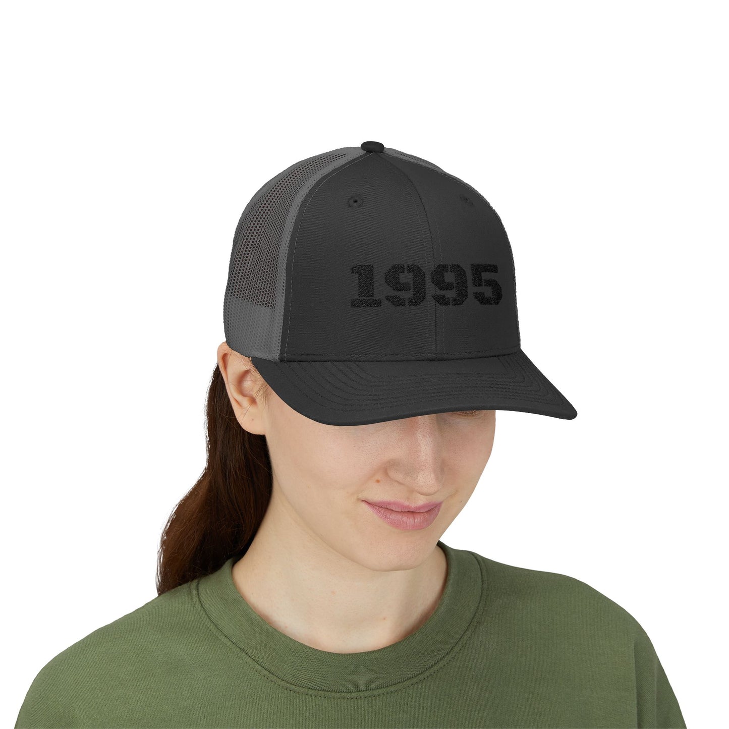 1995 Snapback Trucker Cap, Retro Cap, Vintage Style Hat, Birthday Gift, Casual Wear, 90s Fashion, Unisex Headwear