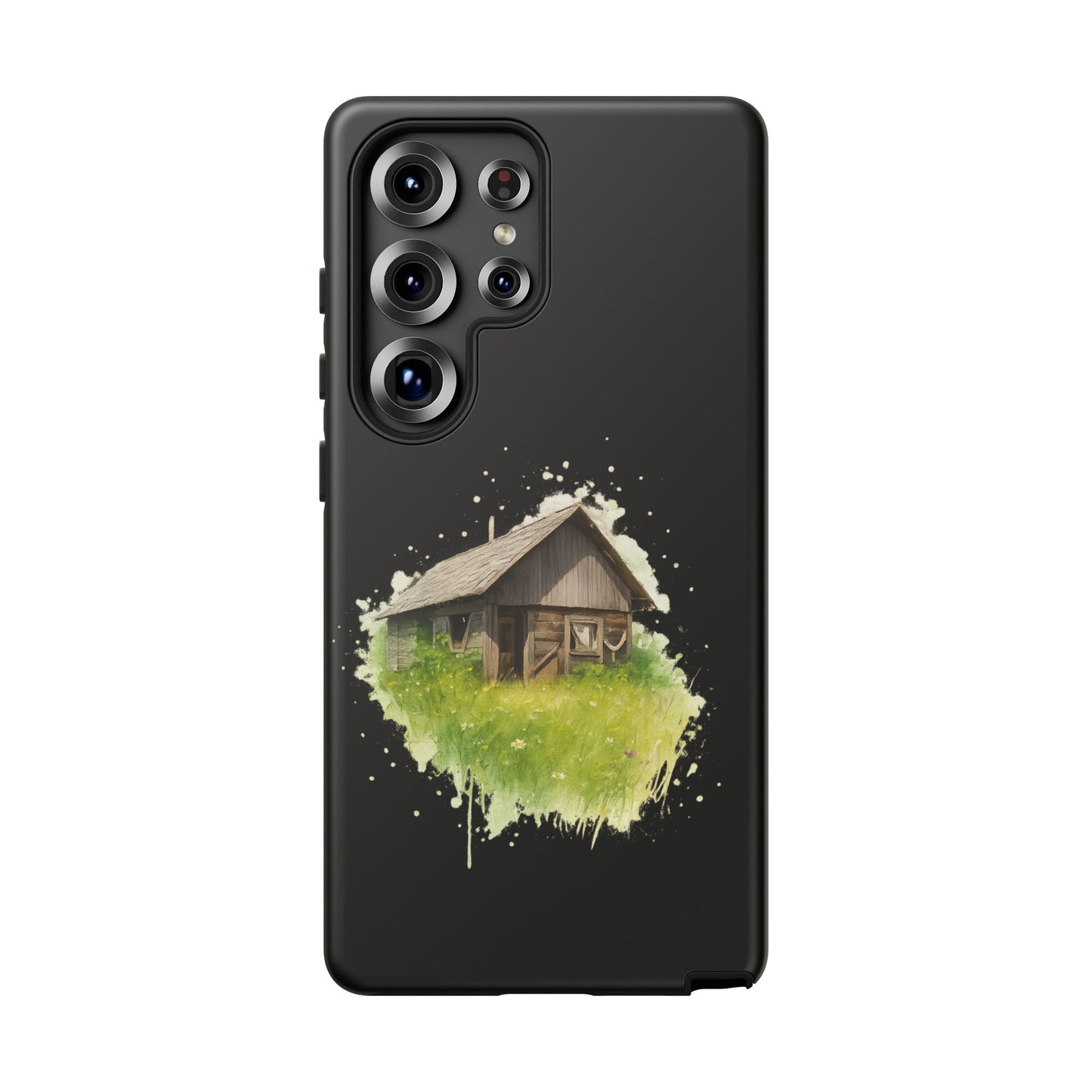 Rustic Farmhouse Phone Case, Cute Cottage Design, Tough Cases for Nature Lovers, Eco-Friendly Gift, Customizable Tech Accessories