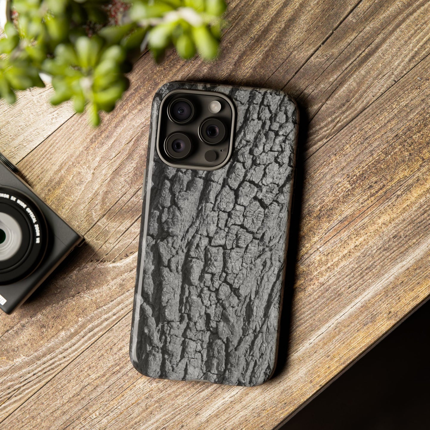 Rustic Bark Phone Case - Tough and Durable Protection
