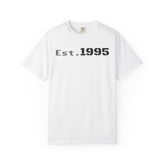 Vintage Est. 1995 T-Shirt, Retro Unisex Tee, Perfect Gift for Birthdays, Casual Wear, Nostalgic Apparel
