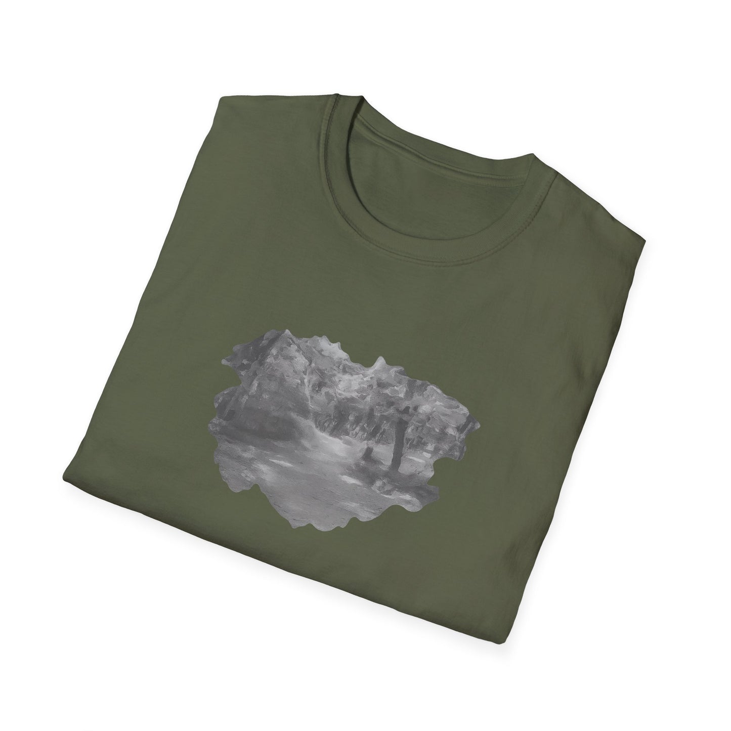 Serene Nature Landscape T-Shirt - Comfortable Unisex Tee, Outdoor Adventures, Nature Lover Gift, Casual Wear, Stylish Spring Top